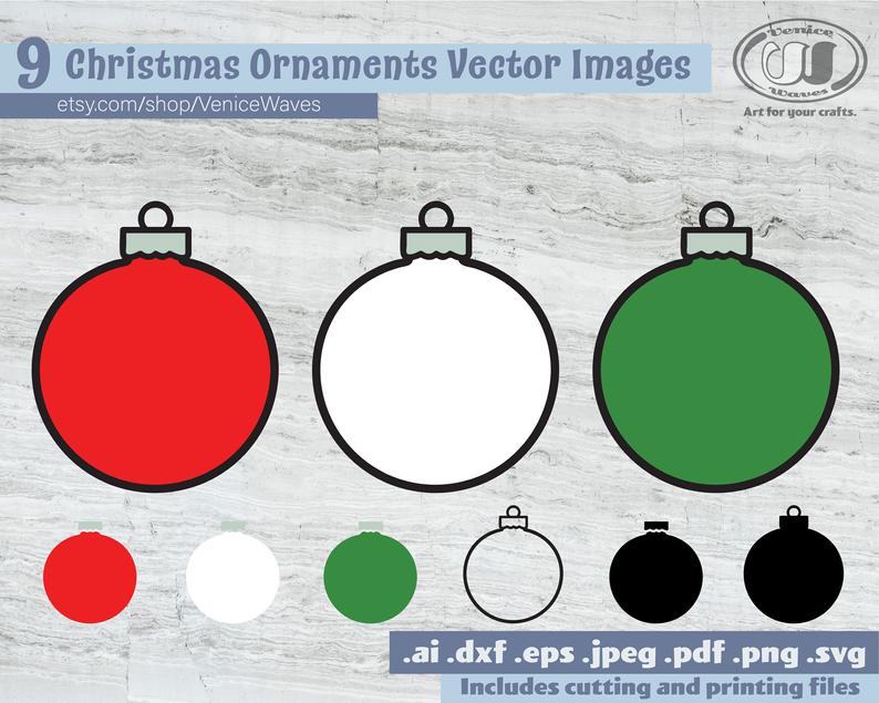 Ornaments clipart round. Svg ornament cut file