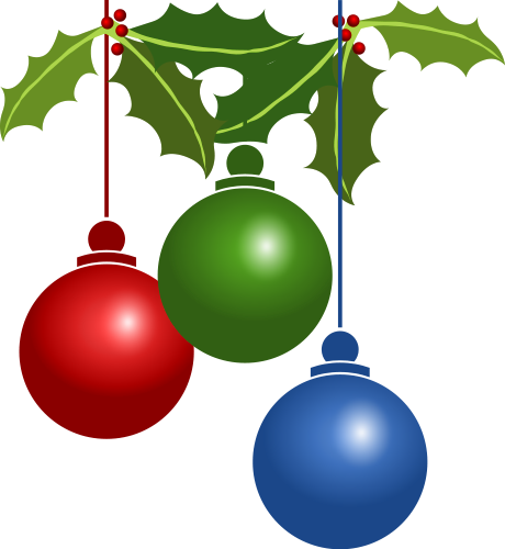 holly clipart decoration