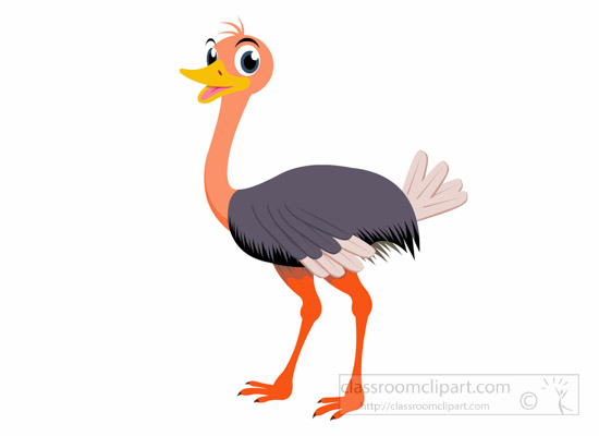Animal bird ostrichbirdclipartjpg. Ostrich clipart