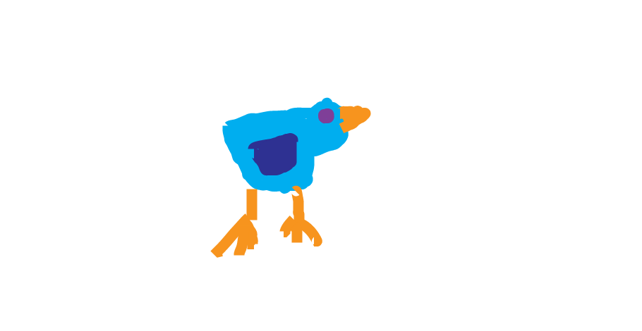 ostrich clipart draw something