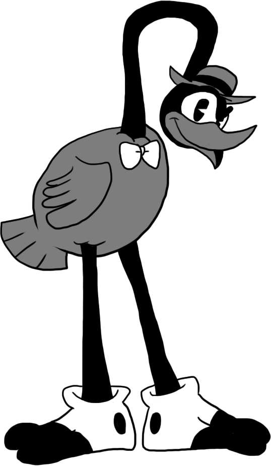 Oswald by advanceddefense on. Ostrich clipart drawing