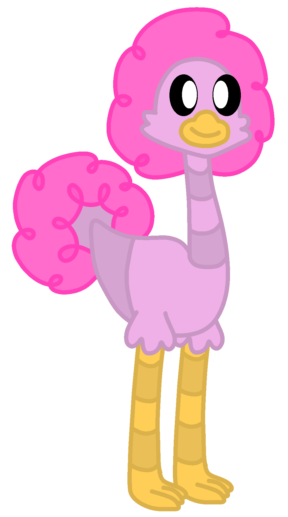ostrich clipart fast animal
