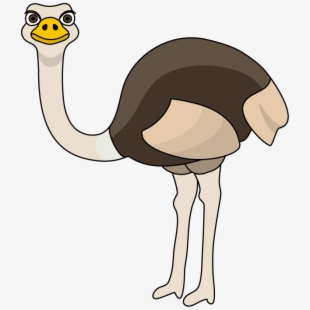 Free cliparts silhouettes cartoons. Ostrich clipart ñandu