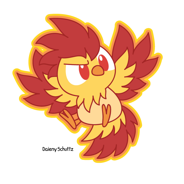 phoenix clipart illustration