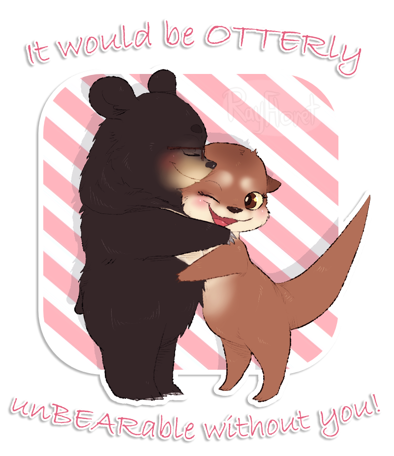 otter clipart happy