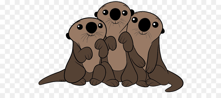 Otter clipart otter love, Otter otter love Transparent FREE for