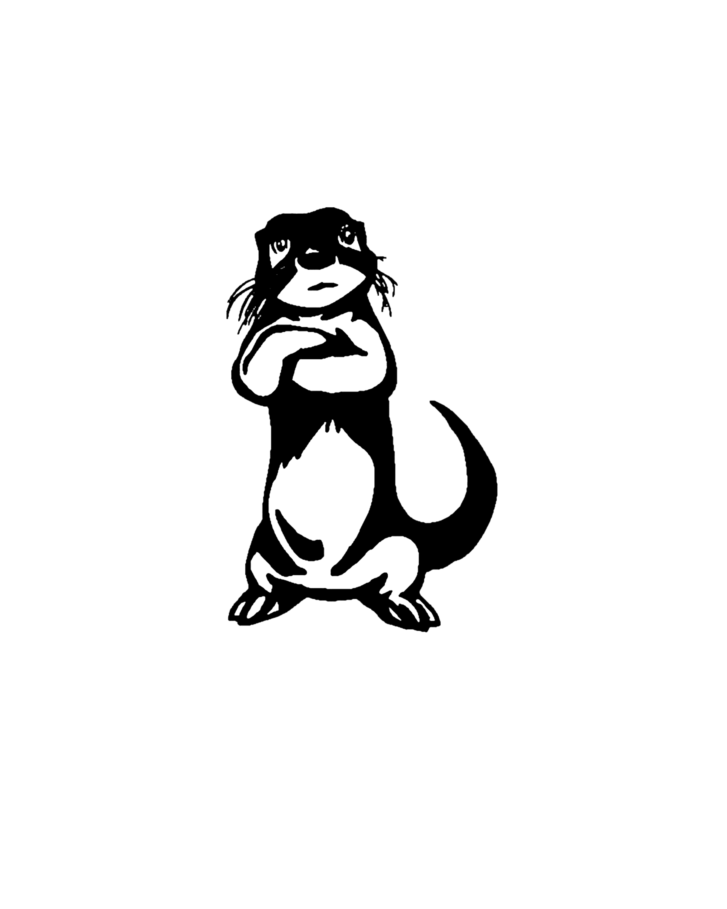 Otter clipart outlines, Otter outlines Transparent FREE for download on