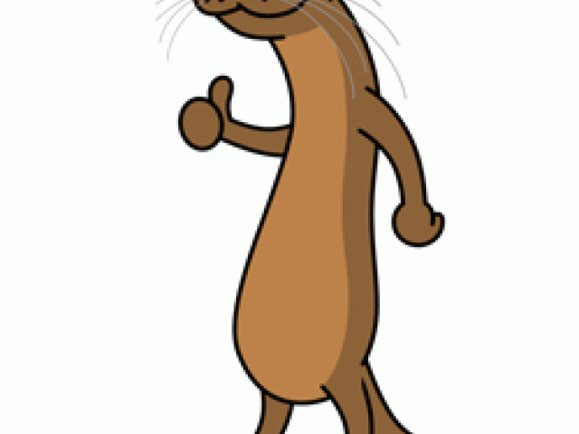 Otter clipart standing. Free download clip art