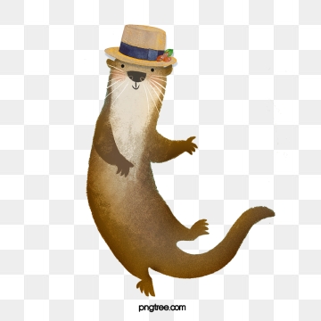 Otters png psd and. Otter clipart vector