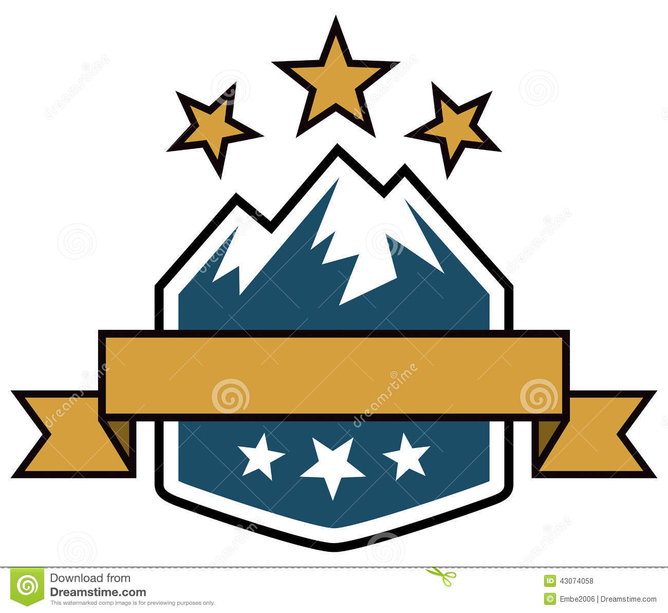 outdoors clipart mountain range