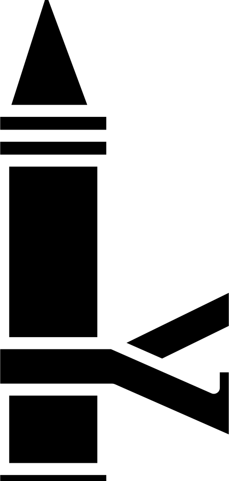 Outline clipart crayon. Coloring tool svg png