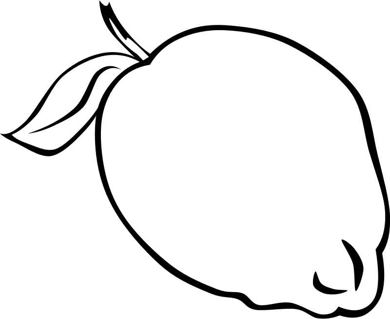 pear clipart black and white