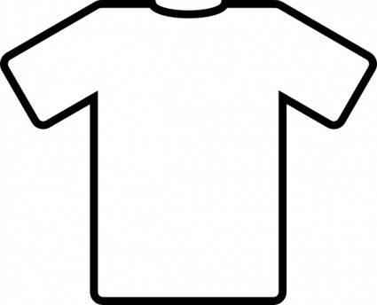 Free t shirt template. Sweatshirt clipart outline