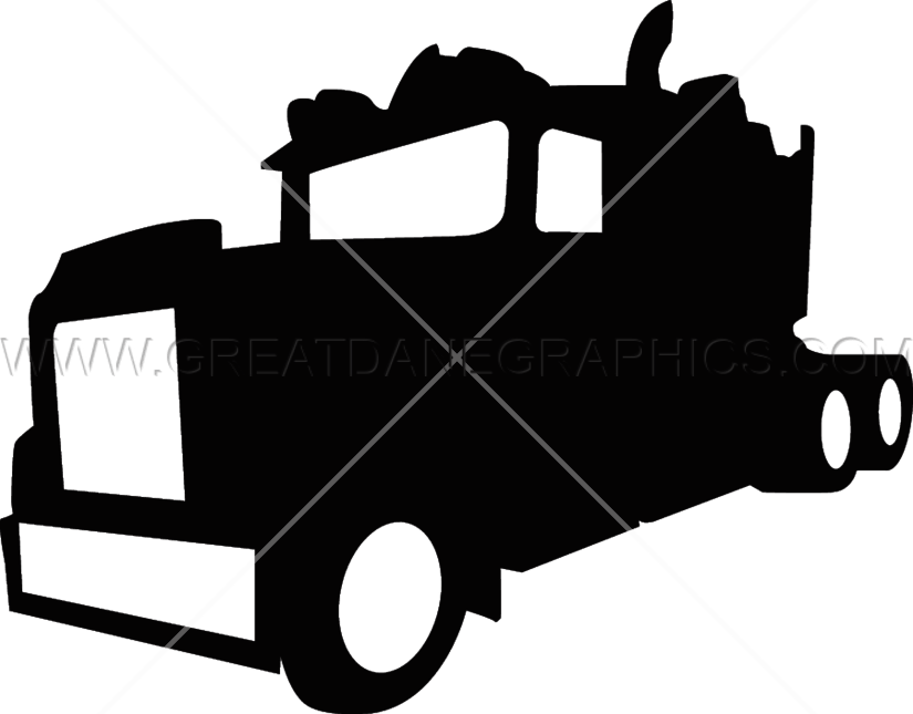 outline clipart truck