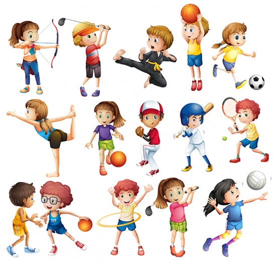 outside clipart active play