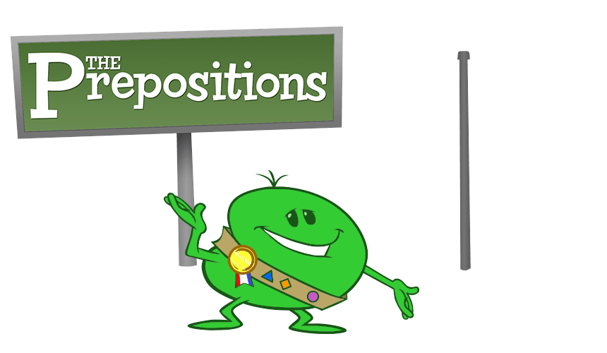 Prepositional phrases lessons tes. Outside clipart front preposition