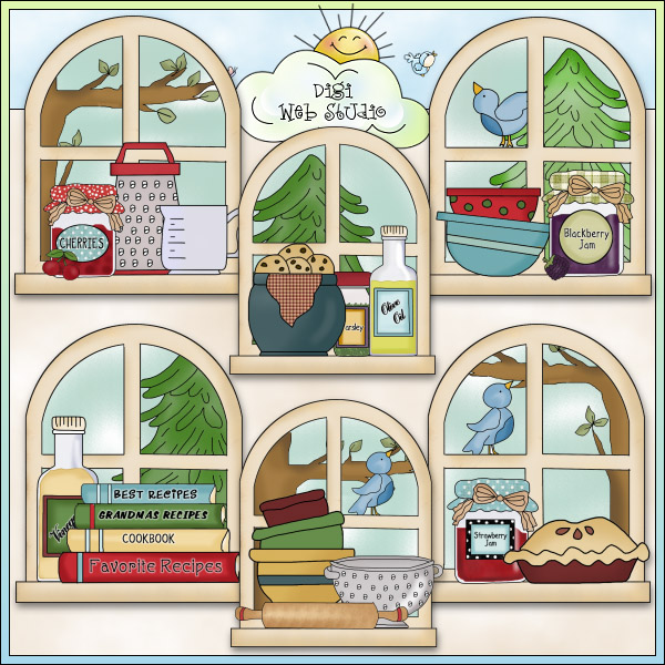 Free christmas cliparts download. Outside clipart kitchen window
