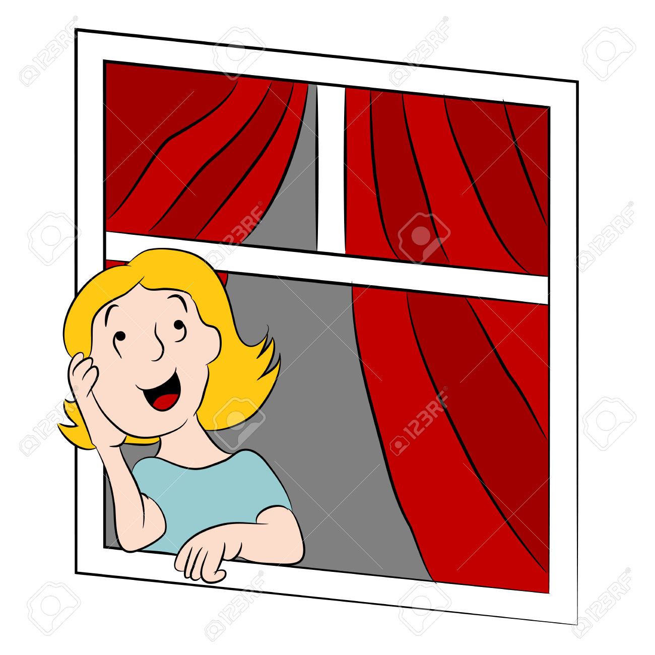Outside clipart morning window. Images free download best