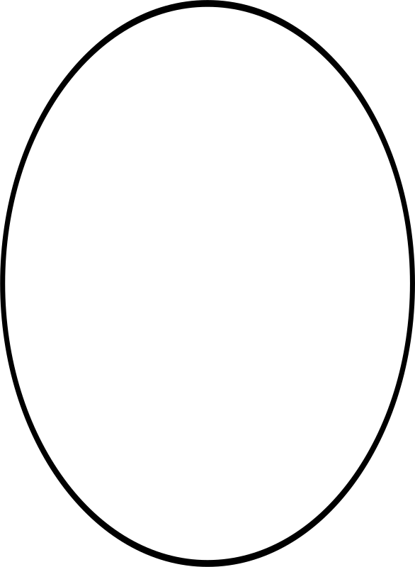 Printable Oval Template