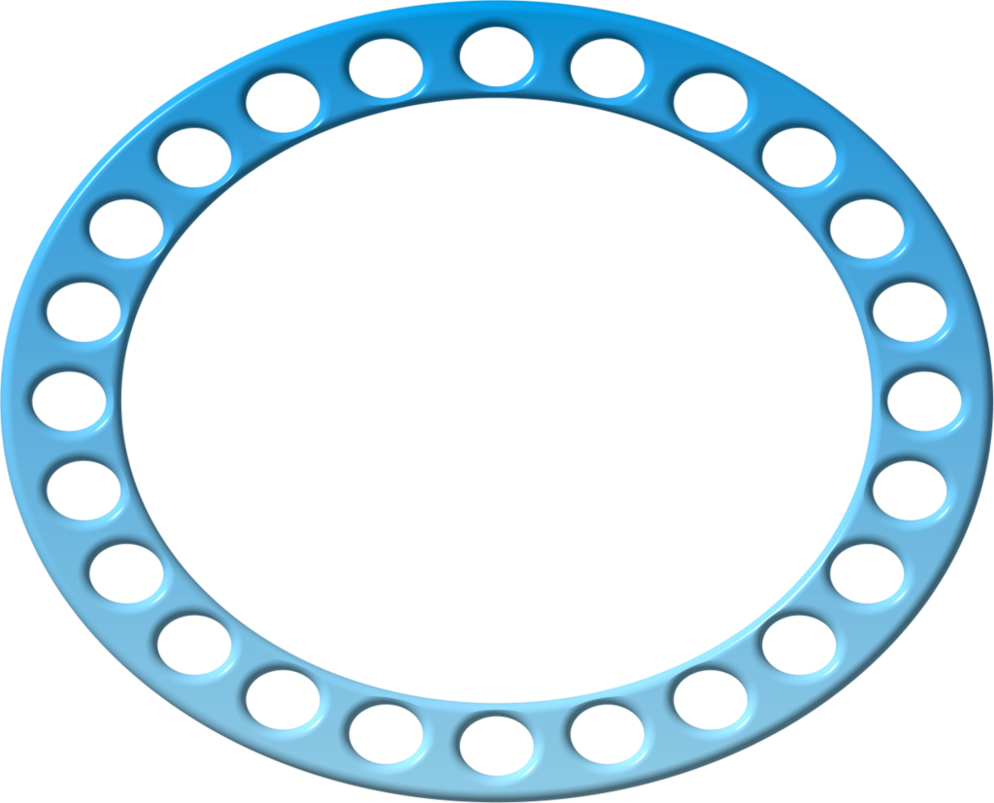 oval clipart blue oval