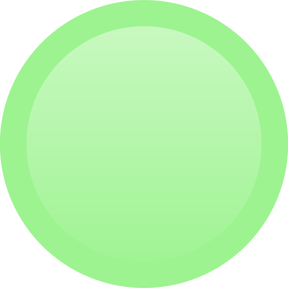 oval clipart green plate
