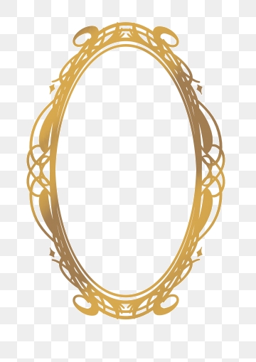 oval clipart half oval