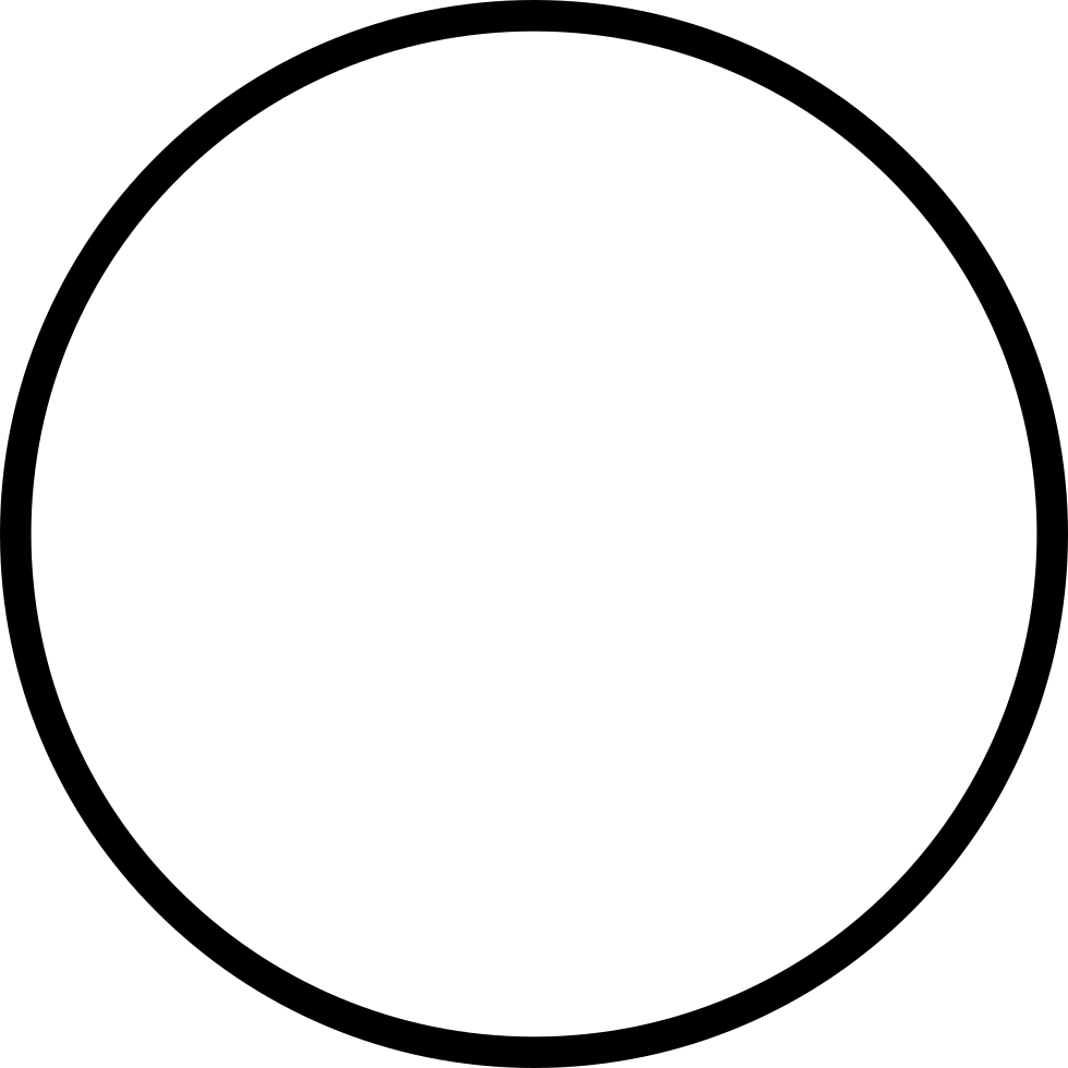 oval clipart hollow