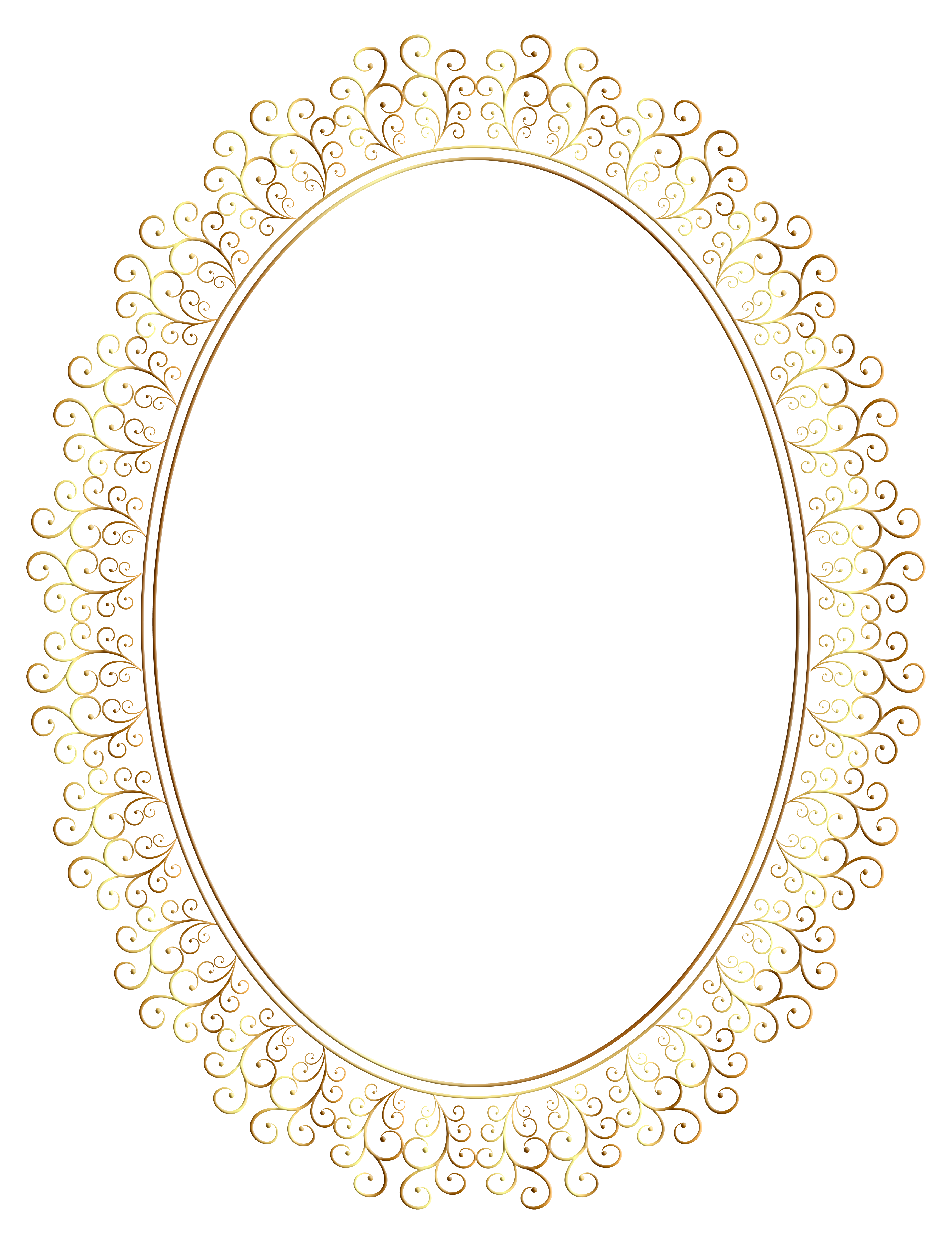 Oval border png. Frame transparent clip art