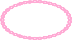 oval clipart pink