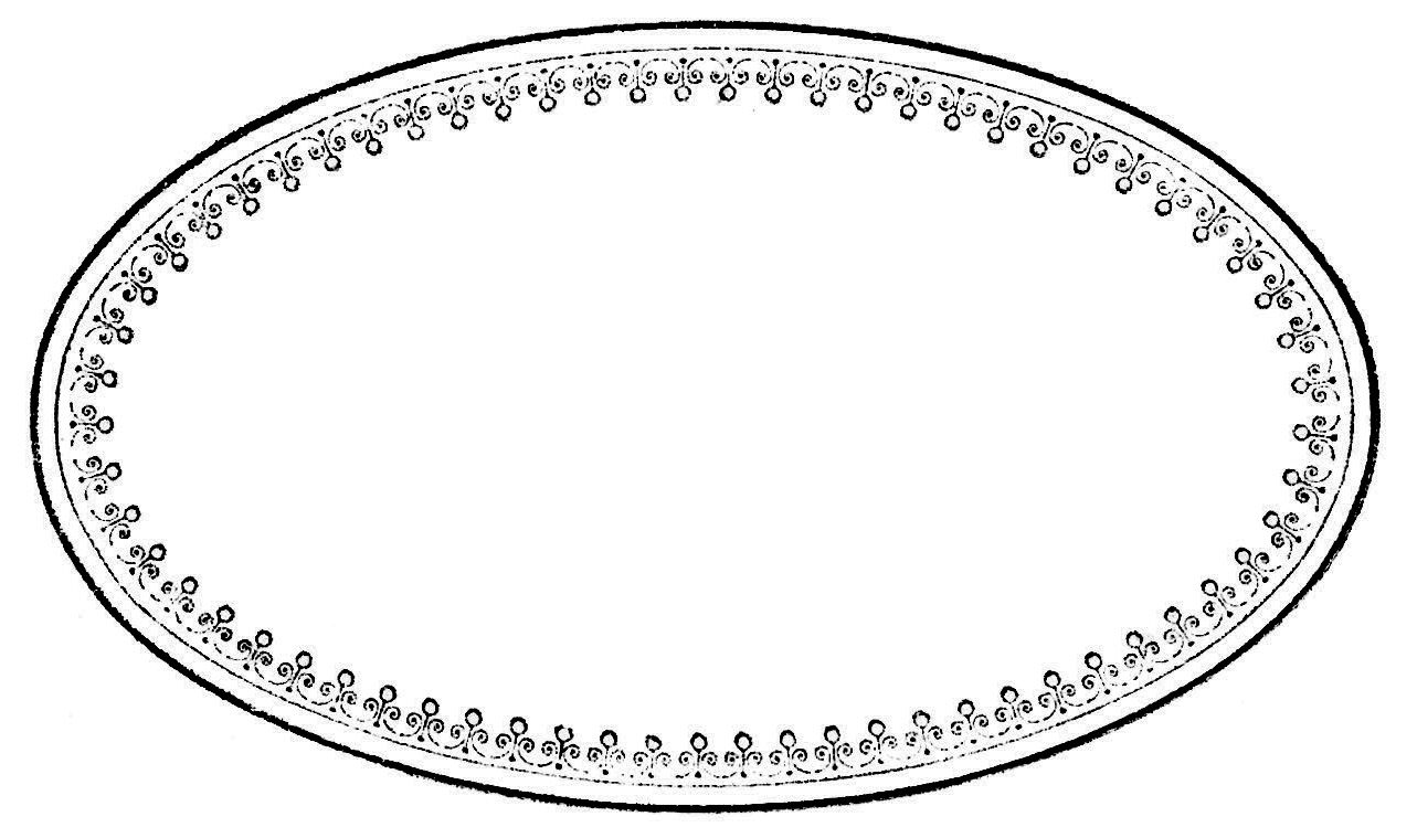 oval clipart printable