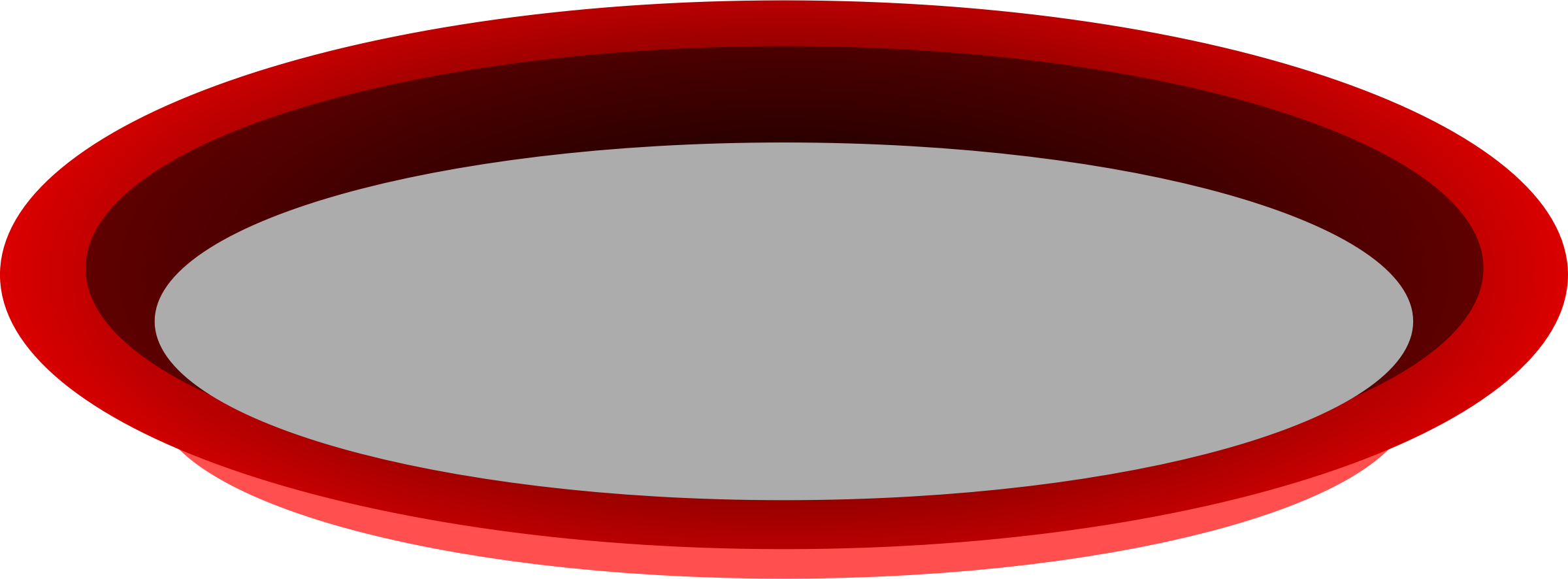 oval clipart tray