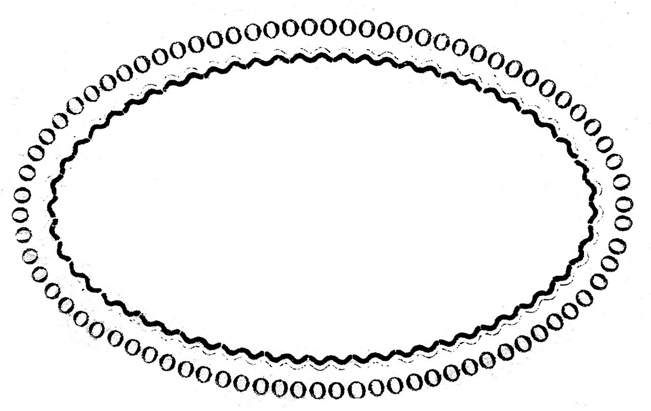 oval clipart vector