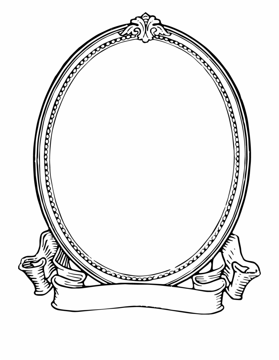 Vintage Clip Art And Illustrations Classic Decorative Oval Frame Stock ...