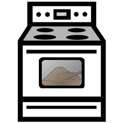 Outline clip art library. Oven clipart cute