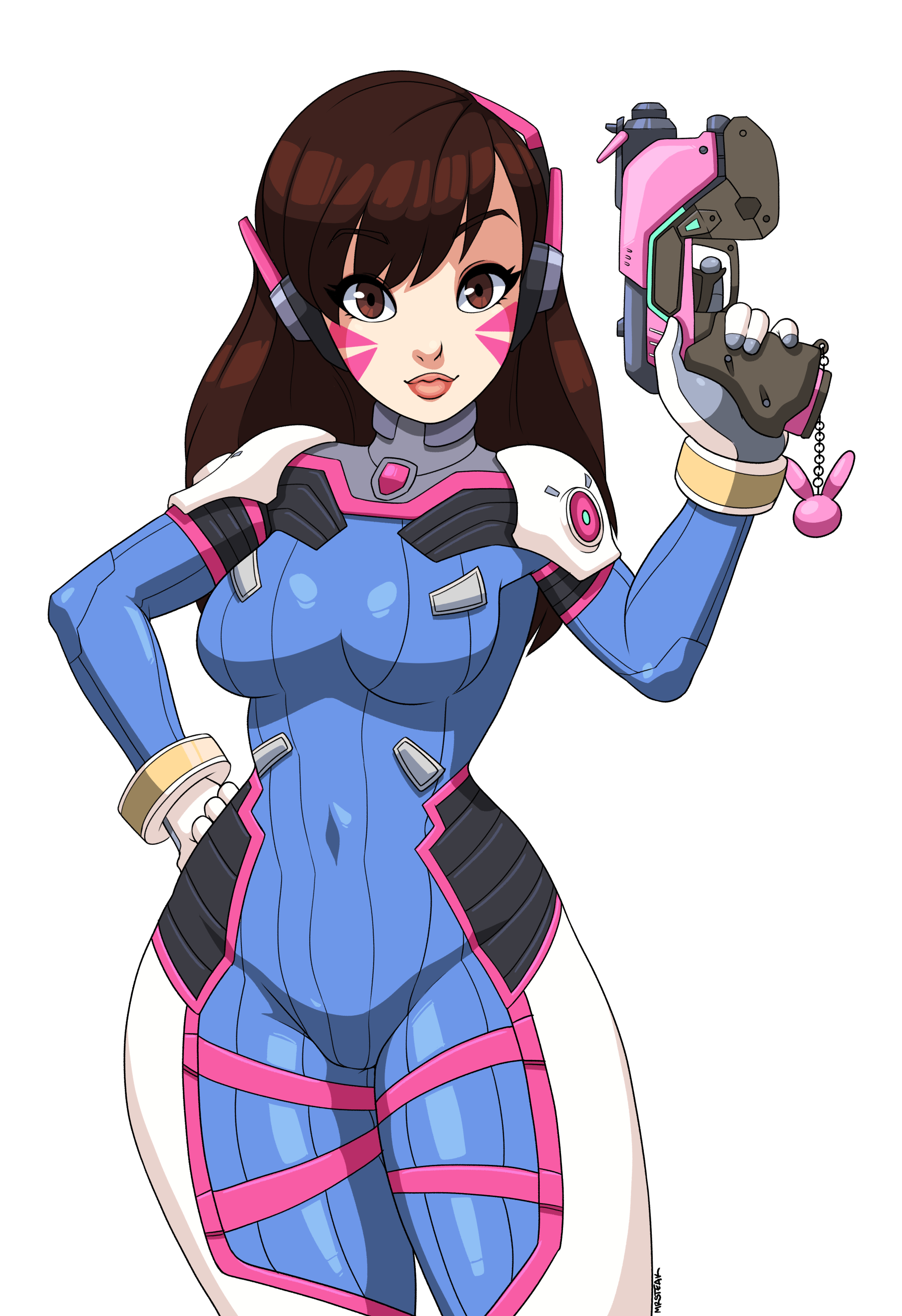 Overwatch dva thicc