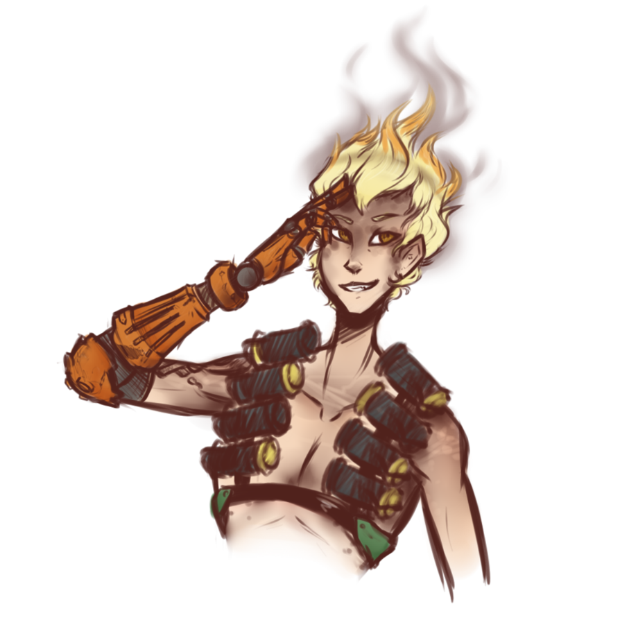 Jamison trashpile fawkes by. Overwatch junkrat png