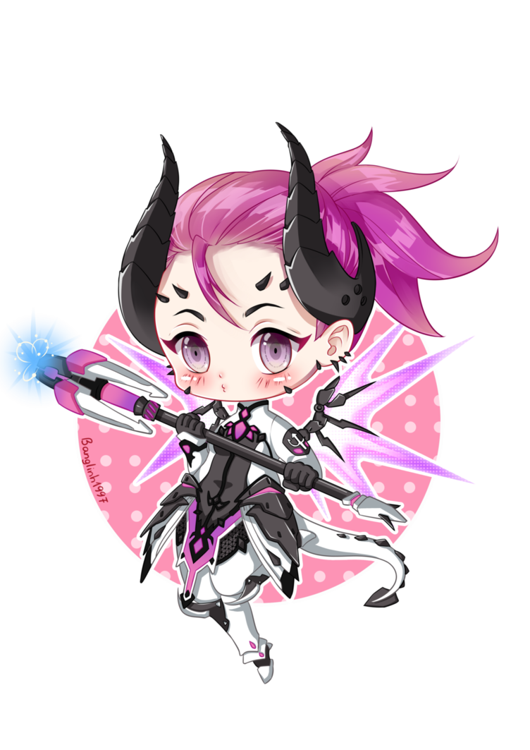 Overwatch mercy png. Chibi imp from by