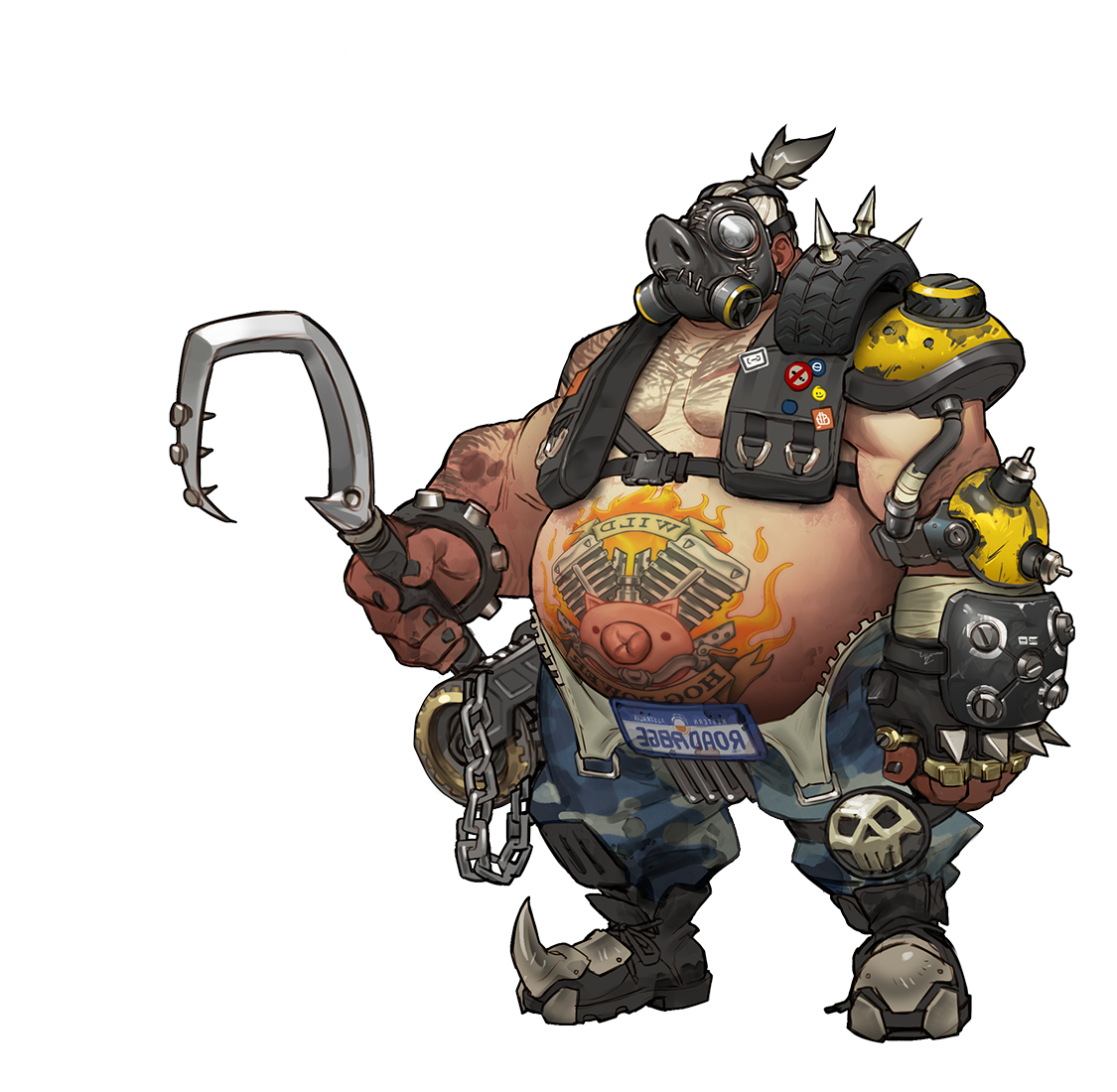  for free download. Overwatch roadhog png