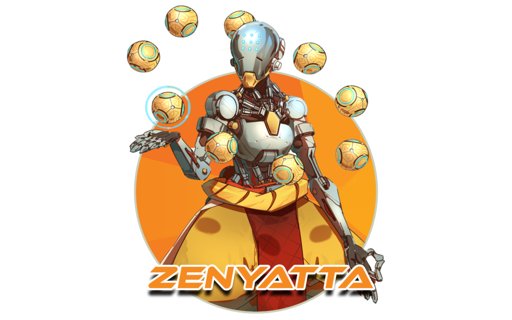 Rounded by aldydn on. Overwatch zenyatta png