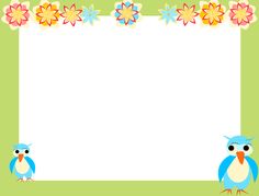 Owl clipart boarder. Border portal 