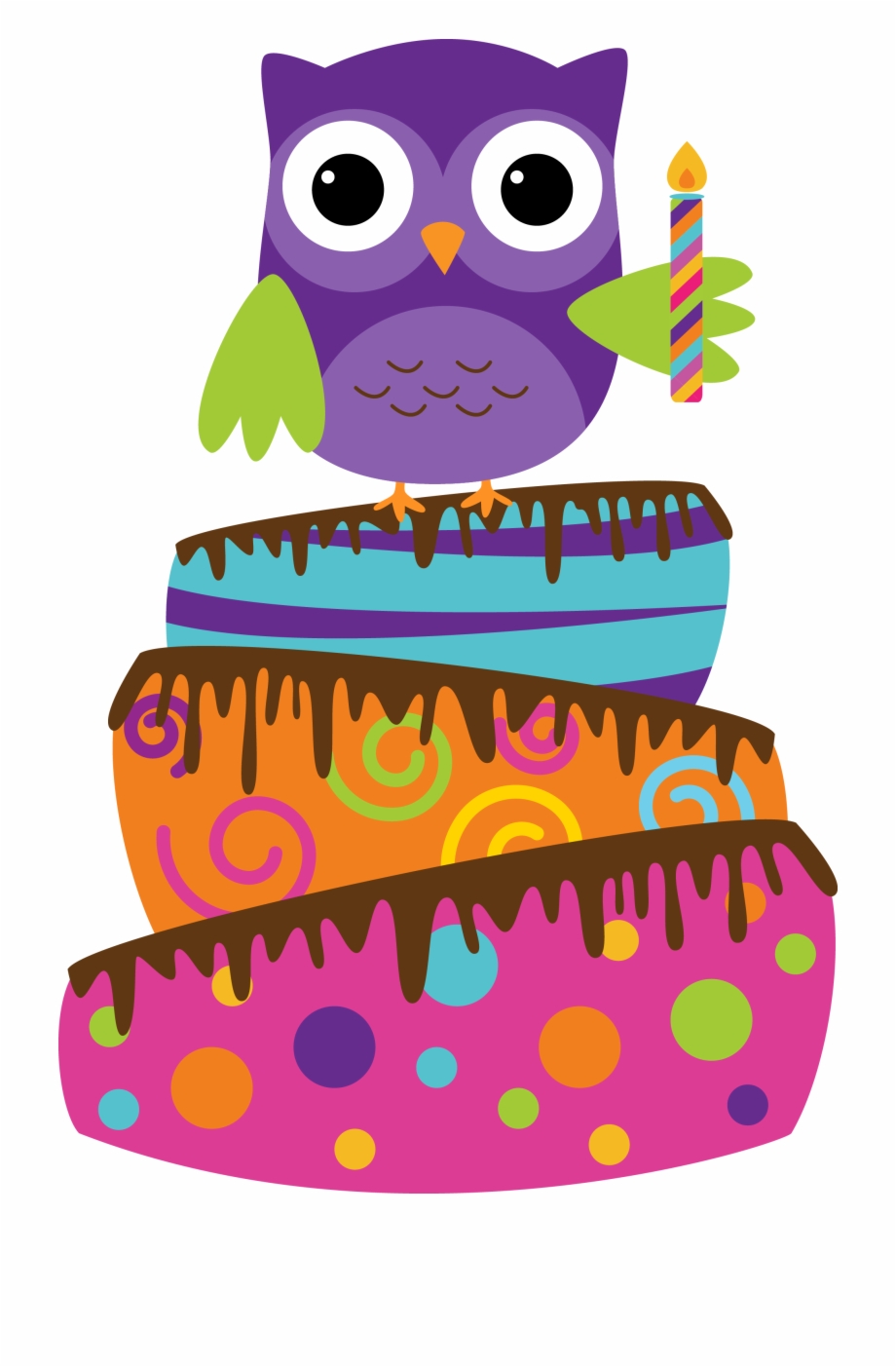 Birthday png picture happy. Owl clipart party