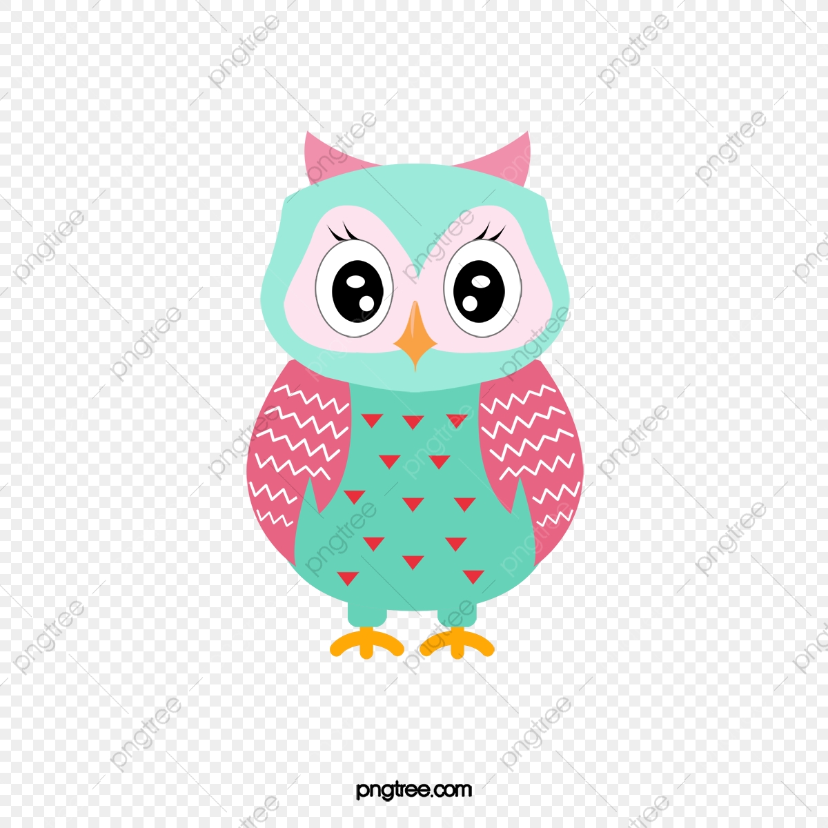 owl clipart pink