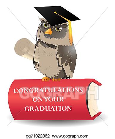 Stock illustration gg gograph. Owl clipart scholar