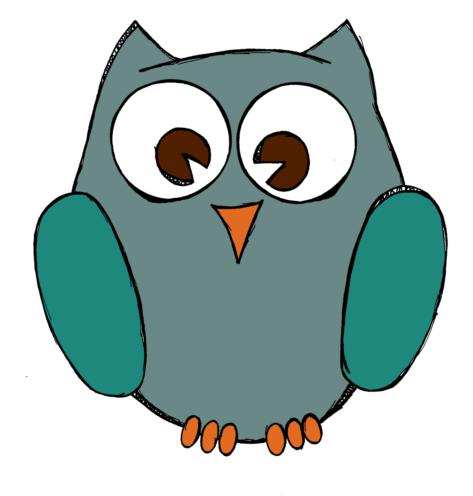 owl clipart simple