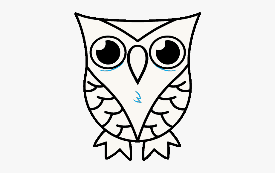 owl clipart sketch