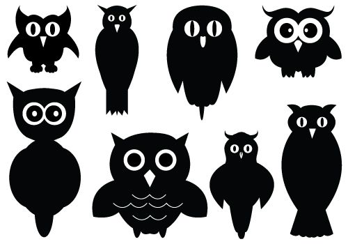 owls clipart vector