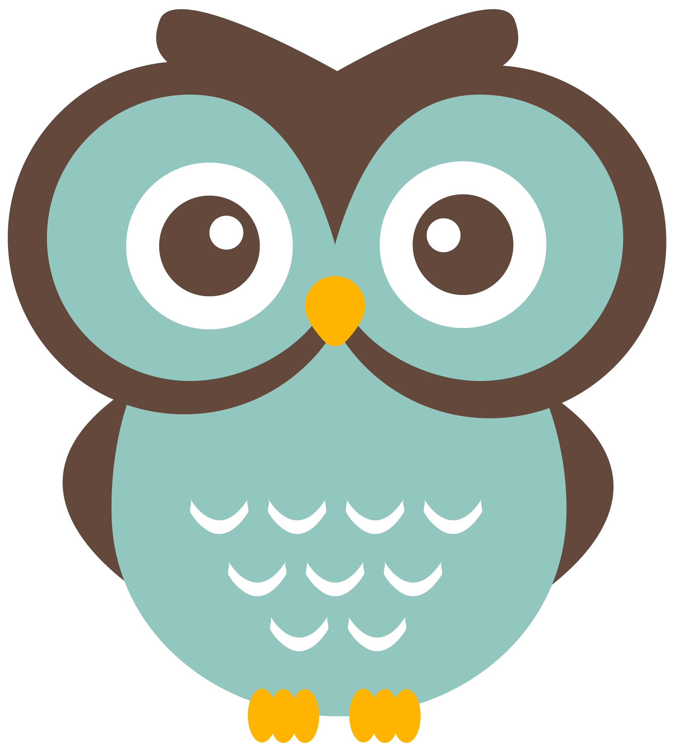 owls clipart simple