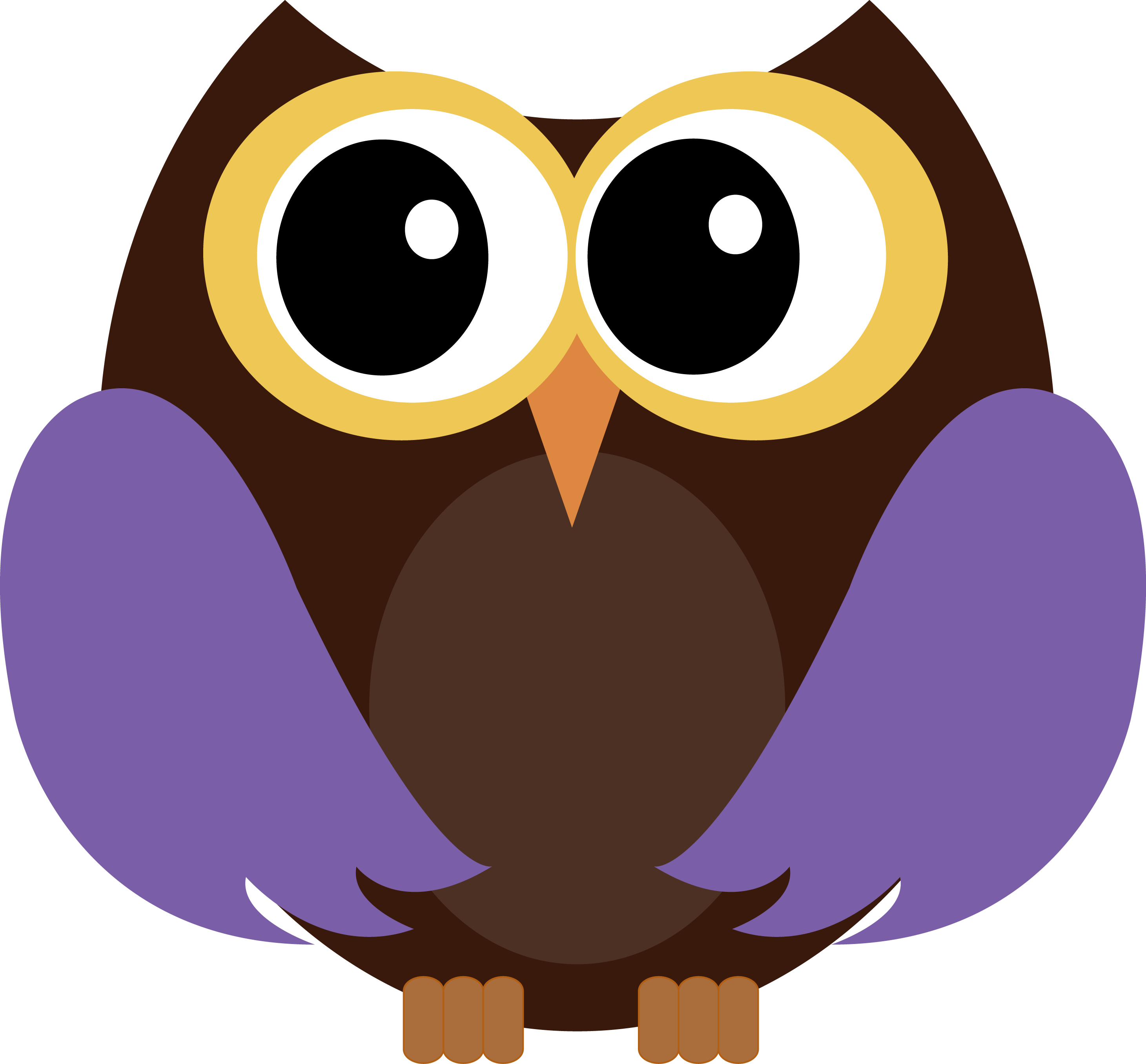 owls clipart tawny owl