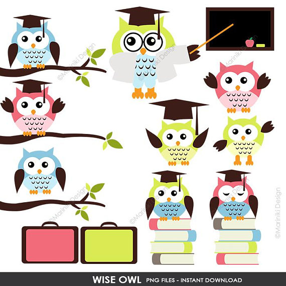 Owls clipart wise owl. Clip art back to