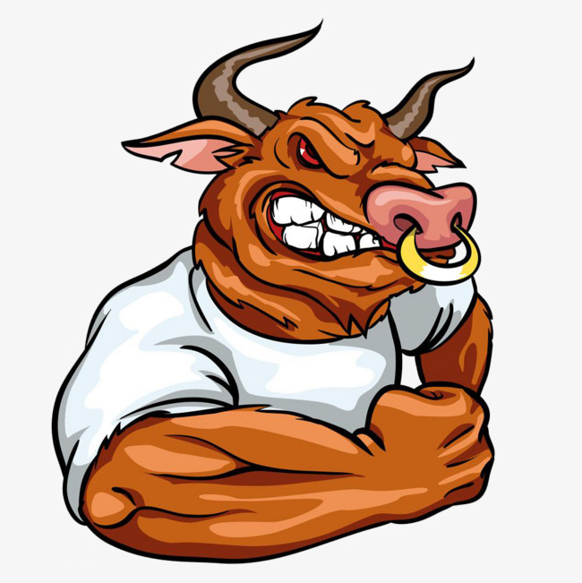ox clipart angry